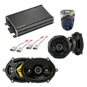 Fits Ford Taurus 1990-1995 Factory Speaker Upgrade Kicker DSC5 DSC68 & CXA360.4