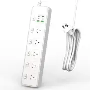 Power Board USB, 11-in-1 Power Strip with 4 USB-C & 2 USB-A Ports, Surge Prot...