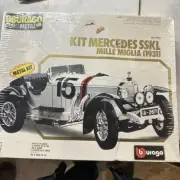 BBurago cod 7002 1931 Mercedes Benz SSKL Mille Migla Diecast Metal Kit 1:18 sca