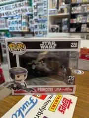 Funko Star Wars POP! Deluxe #228 Princess Leia & Speeder Bike