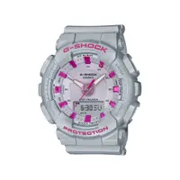 在飛比找PChome24h購物優惠-【CASIO 卡西歐】G-SHOCK 甜美龐克雙顯手錶(銀灰