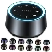 Sleep Sound Machine White Noise Machines with 30 Soothing Sounds 12 Black