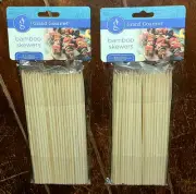 Lot of 2 Grand Gourmet 100ct Bamboo 8" Skewers #4828974