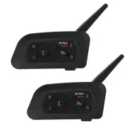 1200M Motorcycle Intercom Bluetooth Headset,Hands-Free Call and Noise Reduction