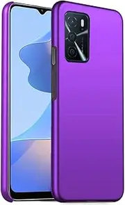 OPPO A16s A54s Case Ultra Slim Thin Armour Hard Case Matte Rubberized Cover For OPPO A16s A54s (Purple)