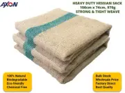 Heavy Duty Jute Sack - XXL Size 106cm x 74cm, 970g, 100 Kilo Capacity