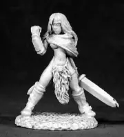 Reaper Dark Heaven Legends 02476 LORNA THE HUNTRESS HUMAN BARBARIAN