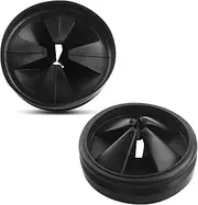 [Screw Man] Sink Baffle QCB-AM Fits for InSinkErator Evolution Series, Garbage Disposal Splash Guards(2 Pcs), Removable Quiet Collar Drain Plugs, Garbage Disposer Accessories