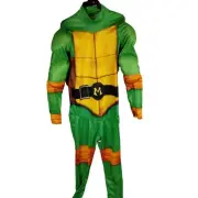Boys Medium Size 8 Teenage Mutant Ninja Turtle Mikey Halloween Costume