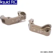 Schumacher Racing U8575 alum 2.5 Deg Yokes (Pr) for 1:10 Cougar Ld3 2WD Buggy