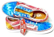 VANS TIE DYE BLOCK Old Skool Sneakers Big Kids Size 7