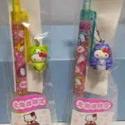 Sanrio Hello Kitty Mechanical Pencil Hokkaido Limited Set of 2 Retro #3b4f16