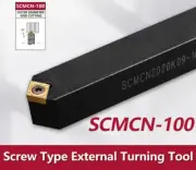 External Turning Tool Cutter Bar CNC Lathe Holder SCMCN 1010 1616 2020 2525-100