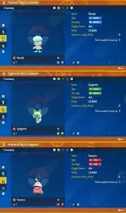 Pokemon Scarlet/Violet ALL 3 Shiny✨STARTERS (FUECOCO SPRIGATITO QUAXLY) Lv.1 6IV