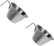 TOPPERFUN Pcs Tool Accessories Stainless Steel Espresso Shot Cups Portable Pitcher for Milk Frothing
