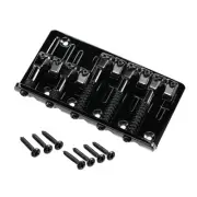 Guitar Replacement Parts for Electric Bass 5-String Hardtail Bass Bridge