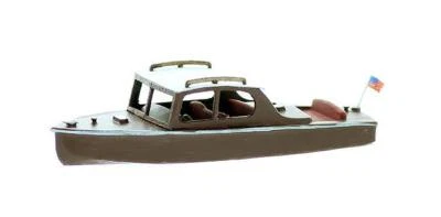 HardTop Classic Runabout HO Scale Kit is super detailed for your harbors