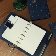 Starry Journal Refillable Binder Journal Notebook with 16Sheet Blank Paper