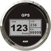 KUS Digital GPS Speedometer Odometer Gauge Meter for Vessel Boat Yacht 85mm 12V 24V