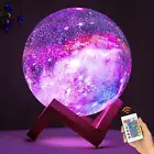 Moon Lamp Kids Night Light Galaxy Lamp 16 Colors LED 3D Star