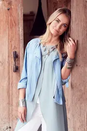 You Make My Heart Throb Jacket--BOHO-342