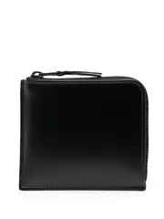 [COMME des GARCONS WALLET] 極黑 L 號拉鍊錢包
