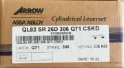 Assay Abloy Arrow Lock QL82SR 26D 306 Q71 Cylindrical Lever Storeroom Lock