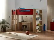 Bingo Loft Bunk - Single / Red