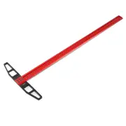 Enjoywood 800mm 1000mm Precision Woodworking Scriber T Square Marking T Ruler Aluminum Alloy Hole Positioning Marking Ga