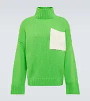 [JW Anderson] JW Anderson Patch Pocket turtleneck sweater AU 93 green