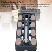 110MM Quick Release Plate Camera Tripod Mount Adapter Base Plate with Screw Fit