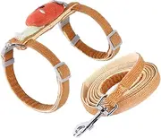 FONDOTIN Adjustable Cat Harness Leash Set for Kitten Tuxedo Cat Grooming Outdoor