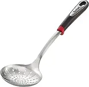 Tefal INGENIO INOX Slotted Spoon, Plastic, Transparent, 38.25 x 10.4 x 7.1 cm