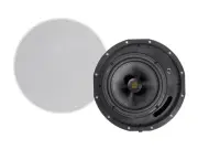 Monoprice 2-Way Carbon Fiber Ceiling Speakers - 8 Inch W/ Ribbon Tweeter (Pair)