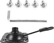 DIYEAH Office Chair Tilt Control Mechanism White Base Mounting Replacement Part for Ergonomic Computer Seating