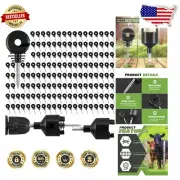 Effortless Screw-In Electric Fence Insulators - 300 with Installation Tool