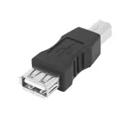 USB 2.0 Type A Female to Type B Male Printer Scanner Camera Adapter
