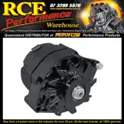 Aeroflow AF4270-1140 140amp Chev Style 1-Wire Alternator - Black Finish