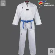 MOOTO BS4.5 Uniform/Tae Kwon Do TKD WTF Dobok/BS4.5 White-Neck Beginner Dobok