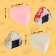 2 Pcs Enduring Onigiri Mold Easy to Operate Rice Ball Mold Easy to Demould weERq