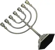 QUMIIRITY Branch Candle Holder Centerpiece Classic Menorah Decor for Hanukkah Elegant Table Ornament for Home Parties Housewarming Timeless Beauty Illumination