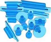 Parliky 30Pcs Auto Body Repair Tool Sturdy Plastic Pull Tabs for Dent Removal and Hail Damage Repair Kit for Diyers and Automotive Engineers