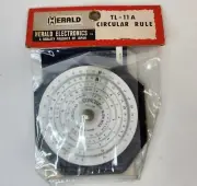 Vtg Concise Circular Slide Rule No. 28 Sealed Package Herald Electronics JAPAN