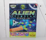 Alien Decoding Science Lab- 4 experiments to complete -age 6+ -NEW IN BOX