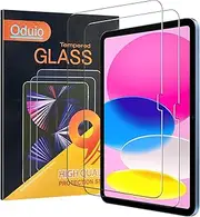 iPad 10th Generation Screen Protector - [Face ID] Compatible Apple Pencil HD Tempered Glass Screen Film Guard for iPad 10.9 inch 2022 (2 Pack)