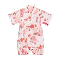 在飛比找momo購物網優惠-【Baby 童衣】任選 和服 寶寶日本包屁衣 夏日麻料清涼 
