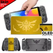 The Legend of Zelda Yellow Gold Skin Screen Protector for Nintendo Switch OLED