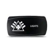 CH4X4 Rocker Switch Military Lights Symbol 6