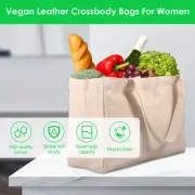 3Pcs Canvas Grocery Bag Large Capacity Grocery Shopping Bags Reusable BrCAY