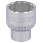 Elora Bi-Hexagon Socket 1/2"D 30mm Chrome Plated Hardened And Tempered 24757